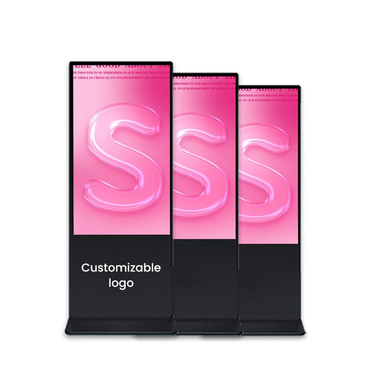 triple display digital signage kiosk multi-screen setup