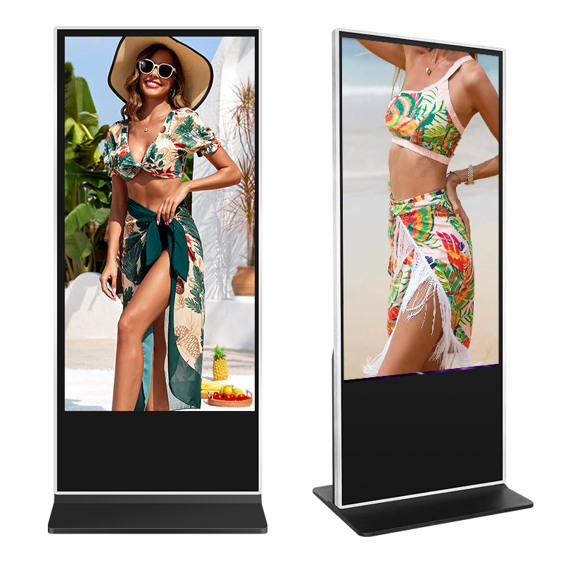floor-standing digital signage kiosk dimensions 893x450x2065mm OEM