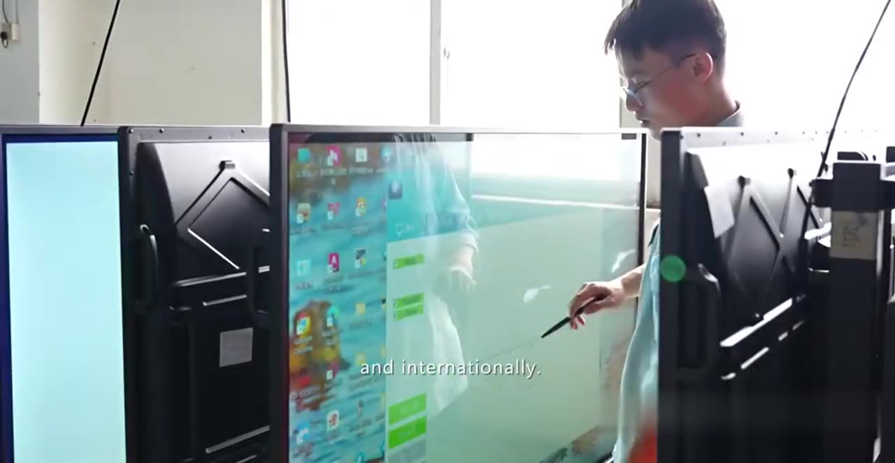quality assurance touch testing on interactive smart board