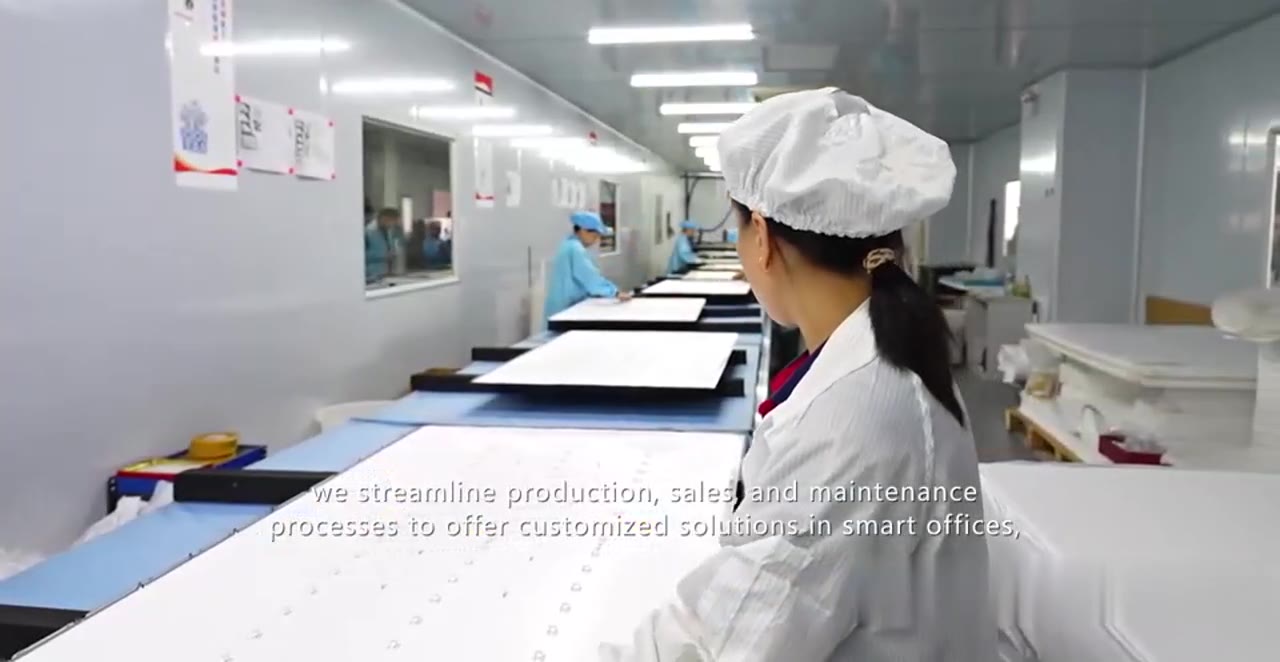 mass production line for OEM smart boards and digital signage