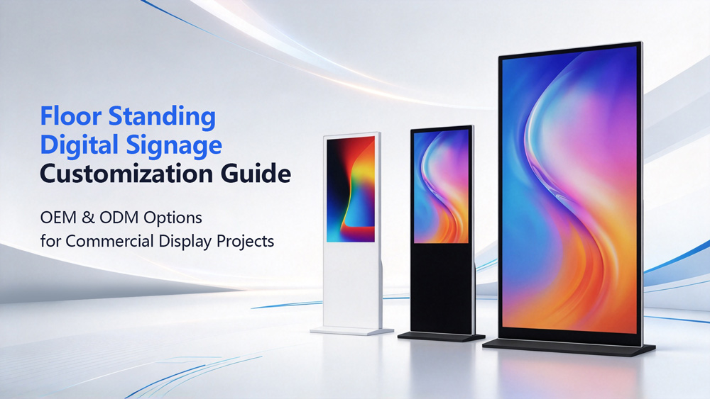 Floor Standing Digital Signage OEM & ODM Customization Guide