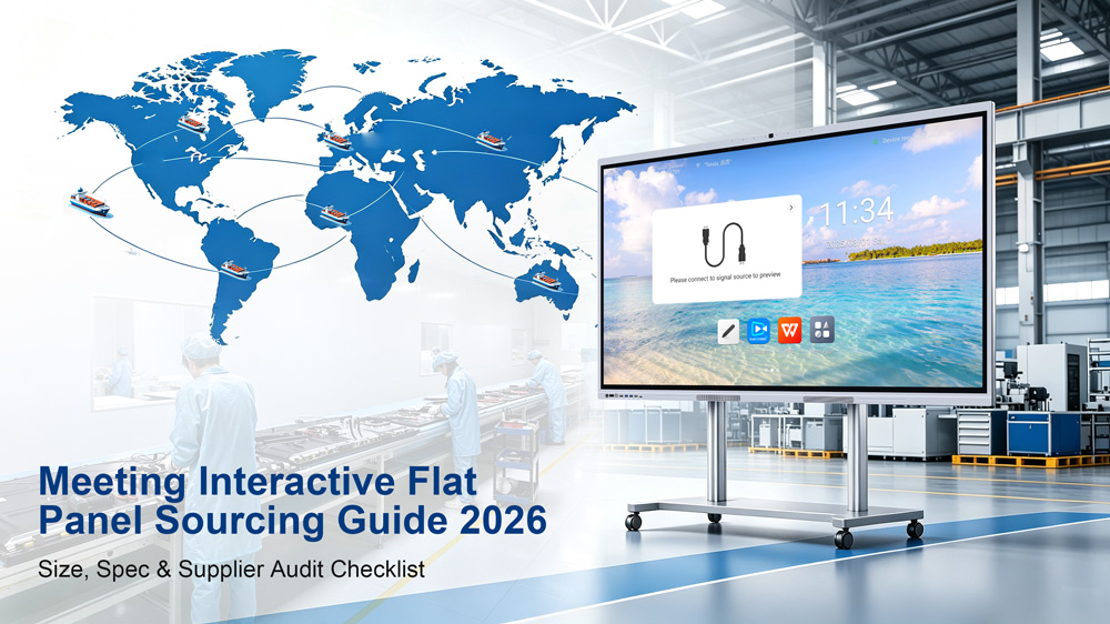 "Meeting Interactive Flat Panel Sourcing Guide 2026: Size, Spec &
