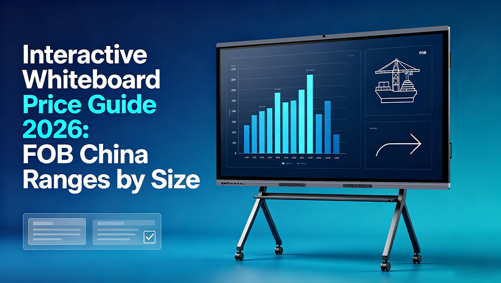 interactive whiteboard smart board 55 to 110 inch price guide FOB China factory